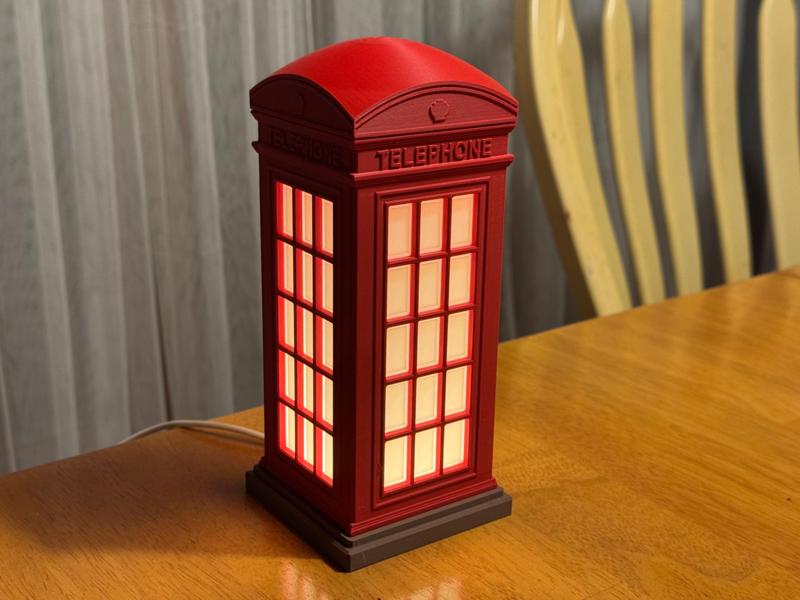 telephone booths night light ( No AMS needed )