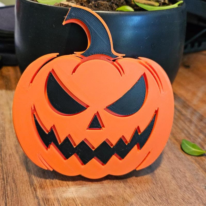 Halloween Pumpkin Coaster / Decoration