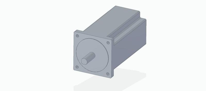 Nema 34 Stepper Motor 1600ozin mockup