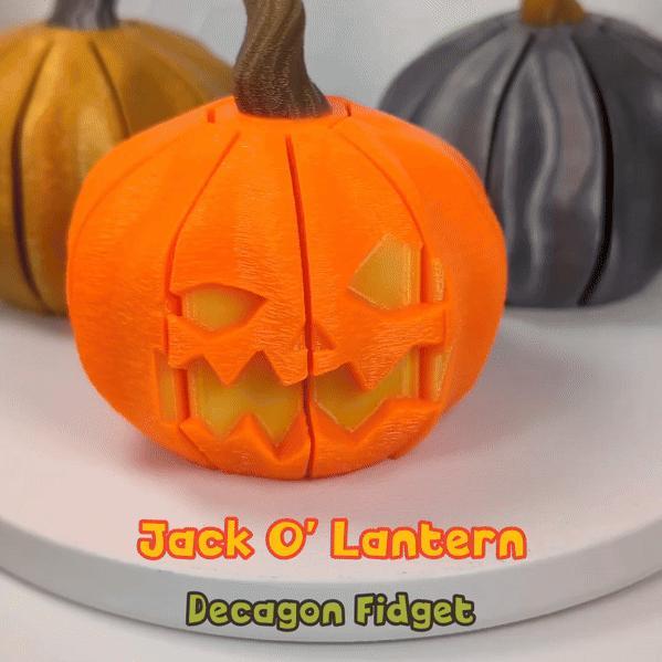 JACK-O'-LANTERN! Decagon Fidget (+Pumpkin, No AMS)