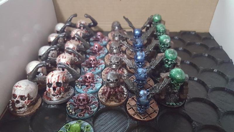 Generic Enemy Skull Figures for DnD