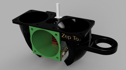 Creality CR-10S dual 40mm part cooler and 40mm Hot end fan for Stock Hot-End - ABL Version 