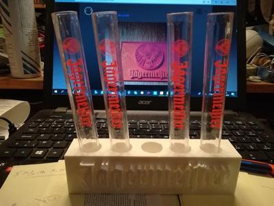 Testtube houder voor likeur