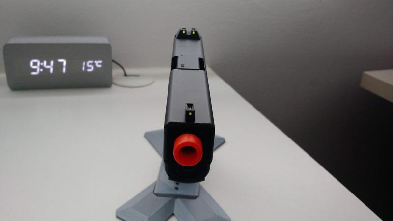 Airsoft Glock Optic fiber sights
