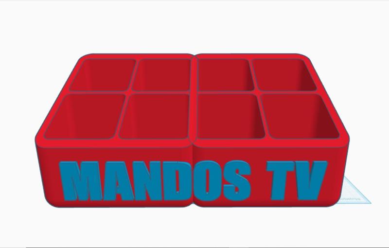 ORGANIZER SUPPORT FOR TV REMOTE CONTROLS, BRUSHES, PAINTBRUSHES, MARKERS,