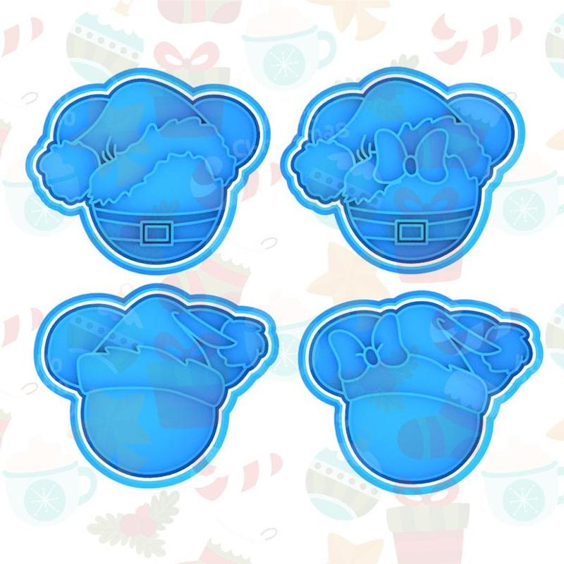 Disney Christmas cookie cutter set of 4