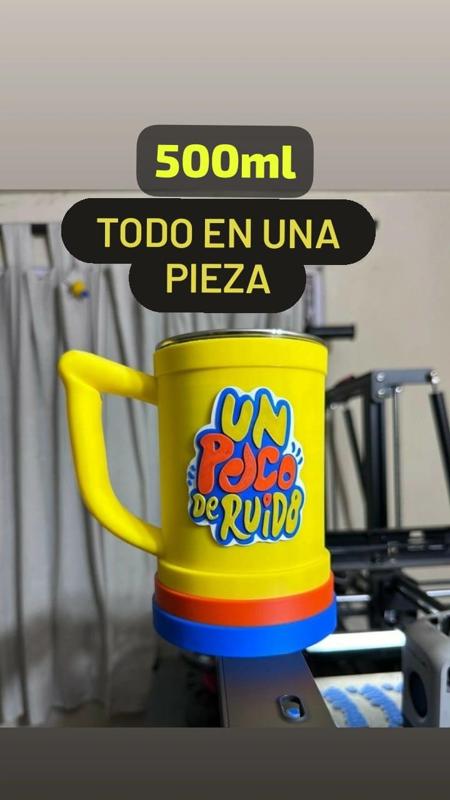 500ML PITCHER, ALL IN ONE PIECE "A little noise" + liver logo