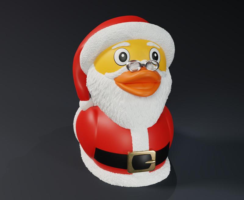 Cute Santa Claus Rubber Duck