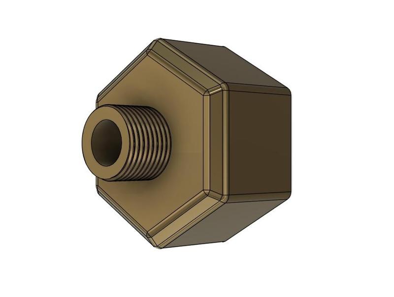 3/8" Male 1" Female BSP Adaptor Coupling