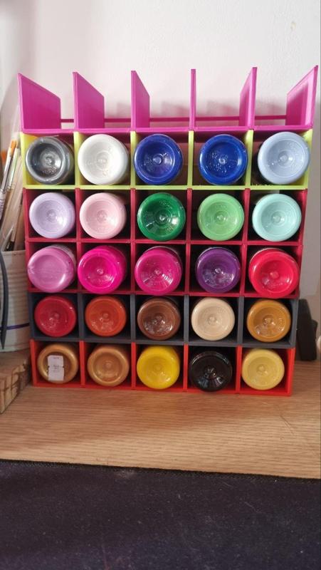 PAINT HOLDER - ACRILIC HOLDER - VALLEJO