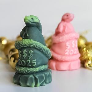 Snake with money (candle)