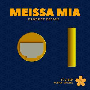 Japanese Tea Ceremony Stamp – Matcha Ice Drink - 3D Print File for Beautiful Cookie & Craft Impressions
