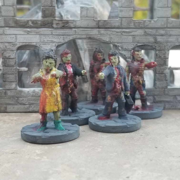 City Zombies Pack (5 Zombies!)