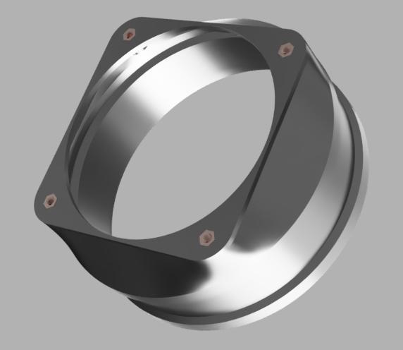 Saturn 2 adapter for 4 inch duct