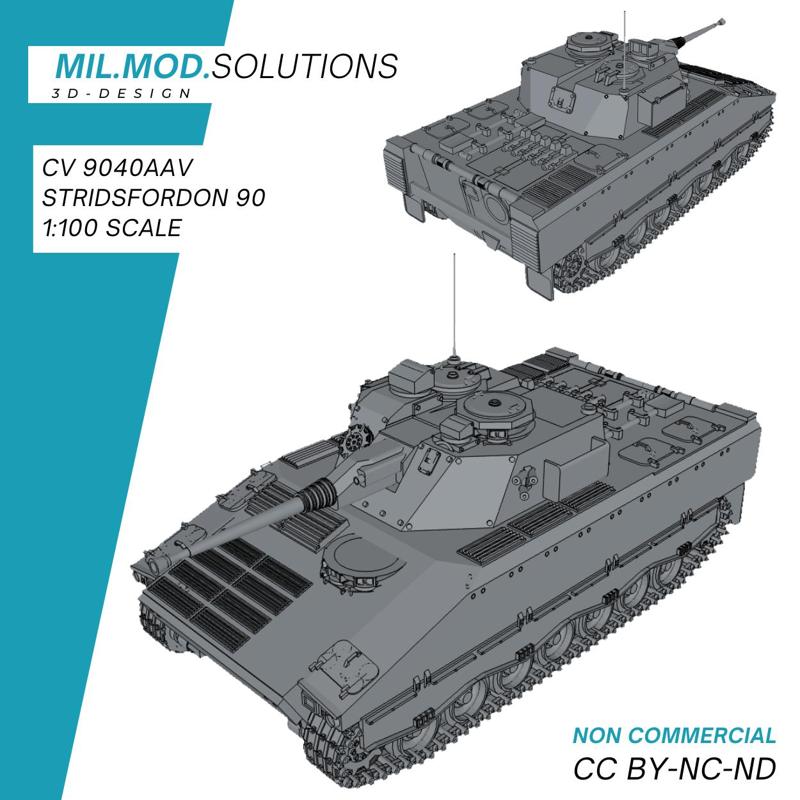 CV 9040AAV Stridsfordon 90 Försvarsmakten Tabletop