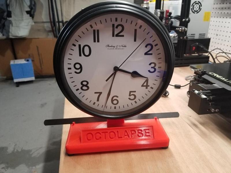 Wall Clock Stand with Feeler Gauge Holder