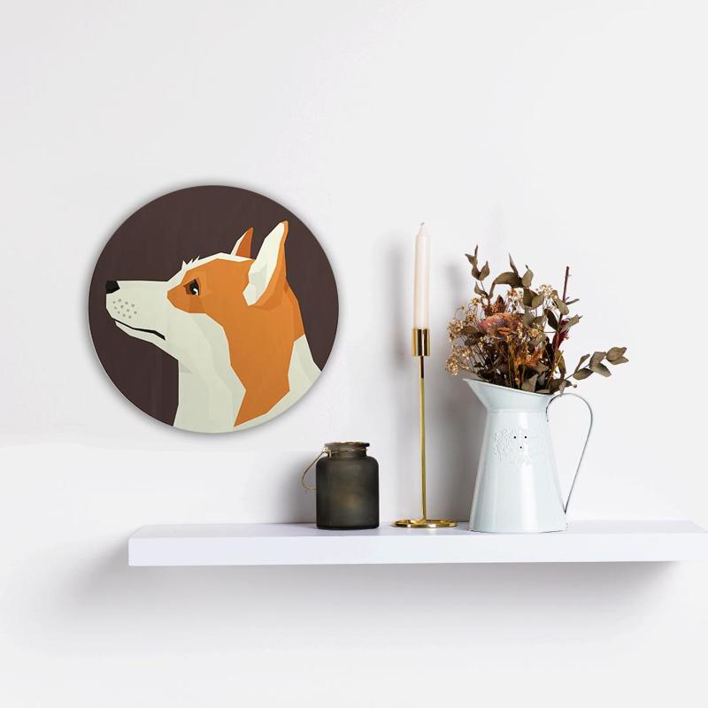 Pembroke Welsh Corgi  - Fully customizable dog breed wall art