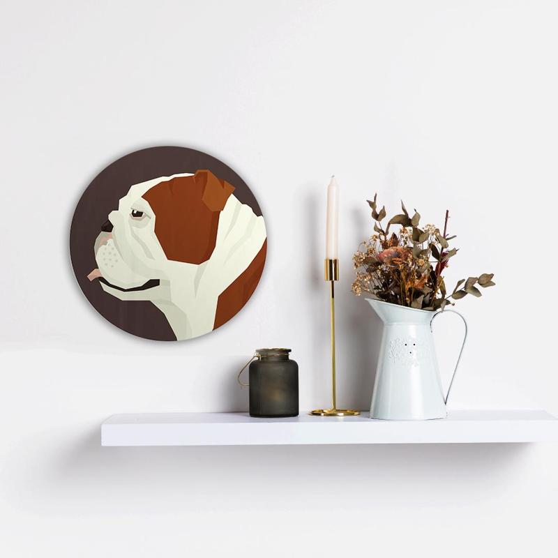 English bulldog  - Fully customizable dog breed wall art