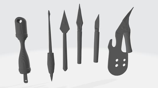 Ceramic Work Tools 3D