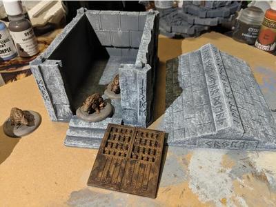 Fantasy Wargame Terrain - Runic Crypt