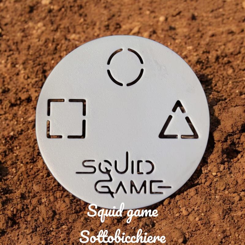 sottobicchiere squid game