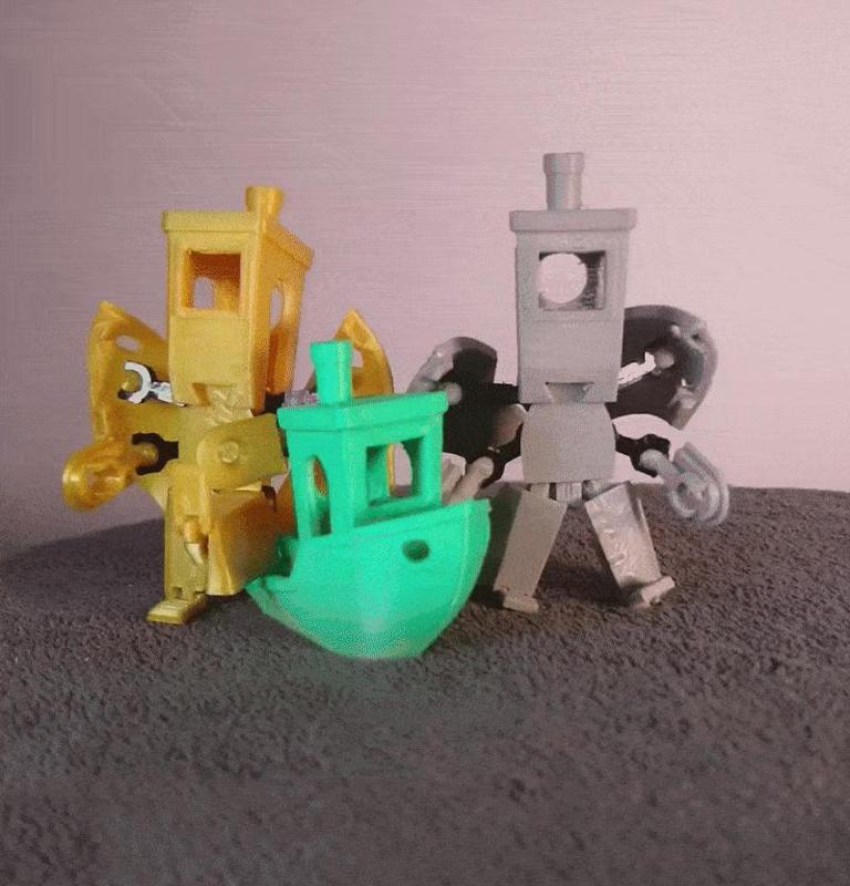 BenchyFormers - Articulated Benchy
