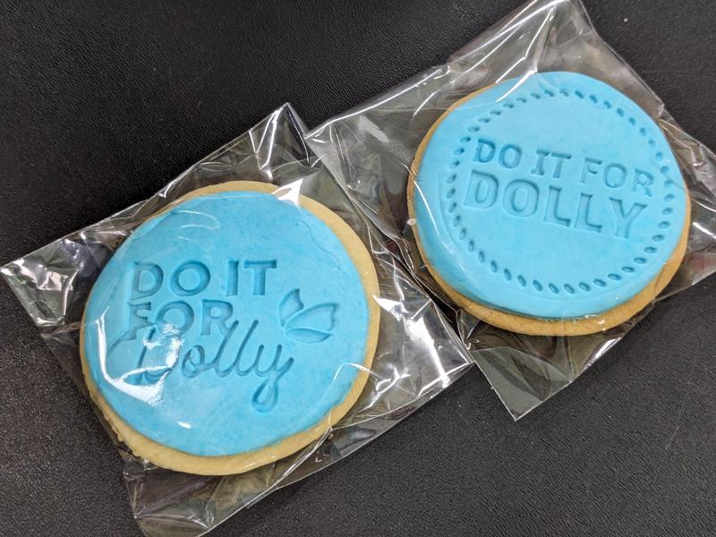 Do It For Dolly cookie press stamps