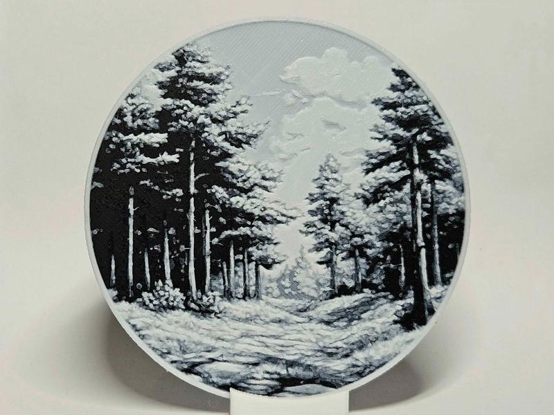 Forest Landscape Coaster