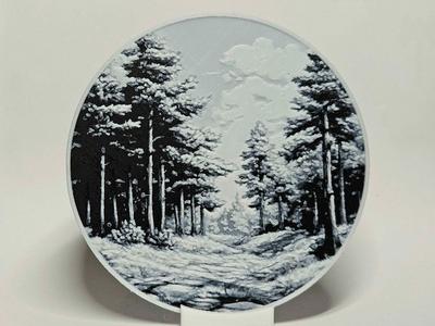 Forest Landscape Coaster