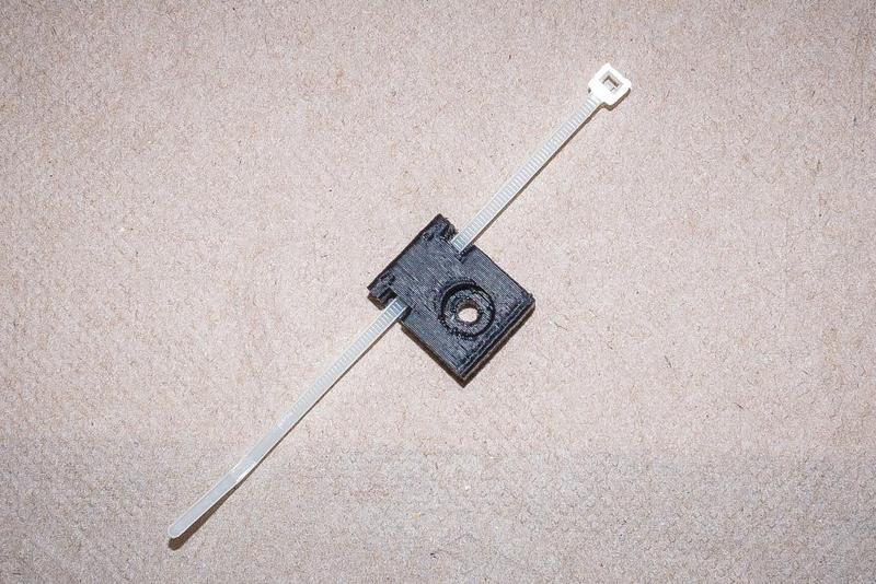 Cable tie screw mount
