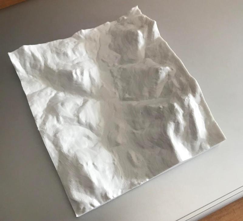 Topographical Map of Northfield, VT