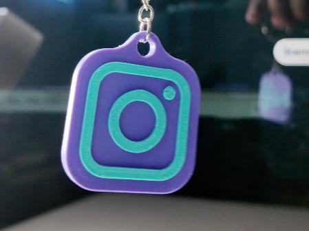 Instagram NFC Keychain