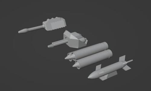 Gaslands Flamethrower Four Set