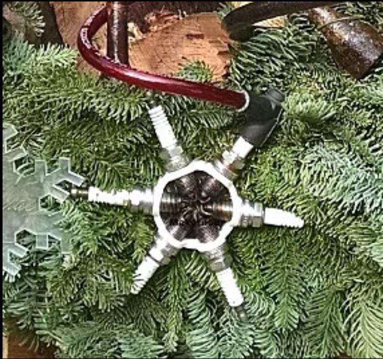 Spark plug snowflake