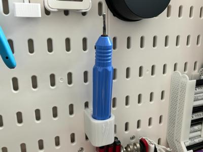 Model Scraper Parallel Hole Pegboard Holder