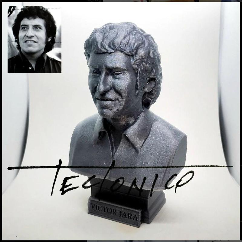 Busto Victor Jara 3D