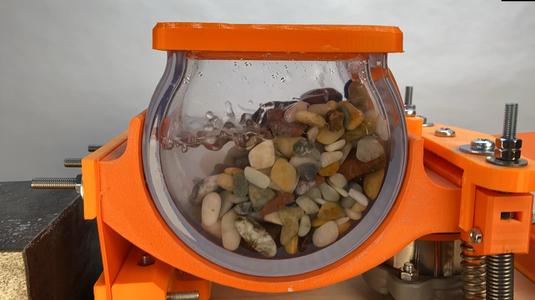 3D printed Vibratory Rock Tumbler
