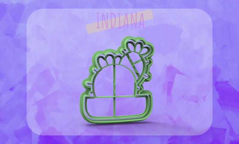 DOUBLE CAPTUS CUTTER WITH FLOWER