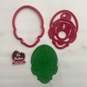 Luigi Super Mario Bross Stamp Cutter