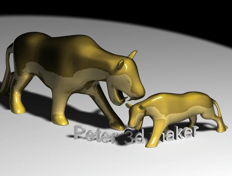 Gold Panther decoration