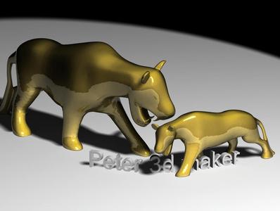Gold Panther decoration