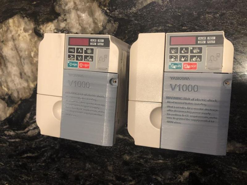 Yaskawa variable frequency drive front cover for BA0006 & BA0010