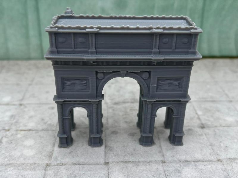 The triumphal arch of Milano