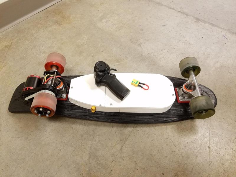 3D Printed Electric Skateboard