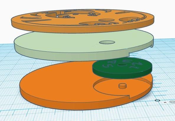 Phoenix Round Bid dial L5R 