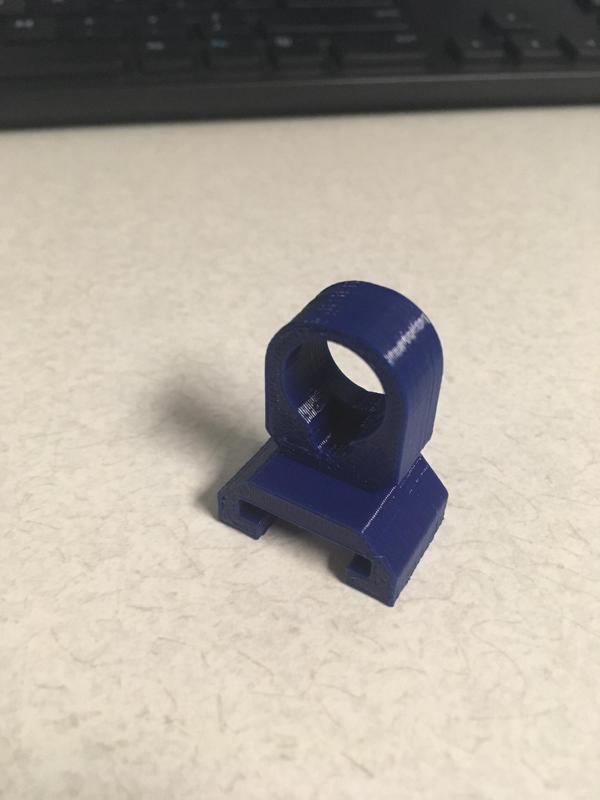 Nerf laser pointer rail attachment