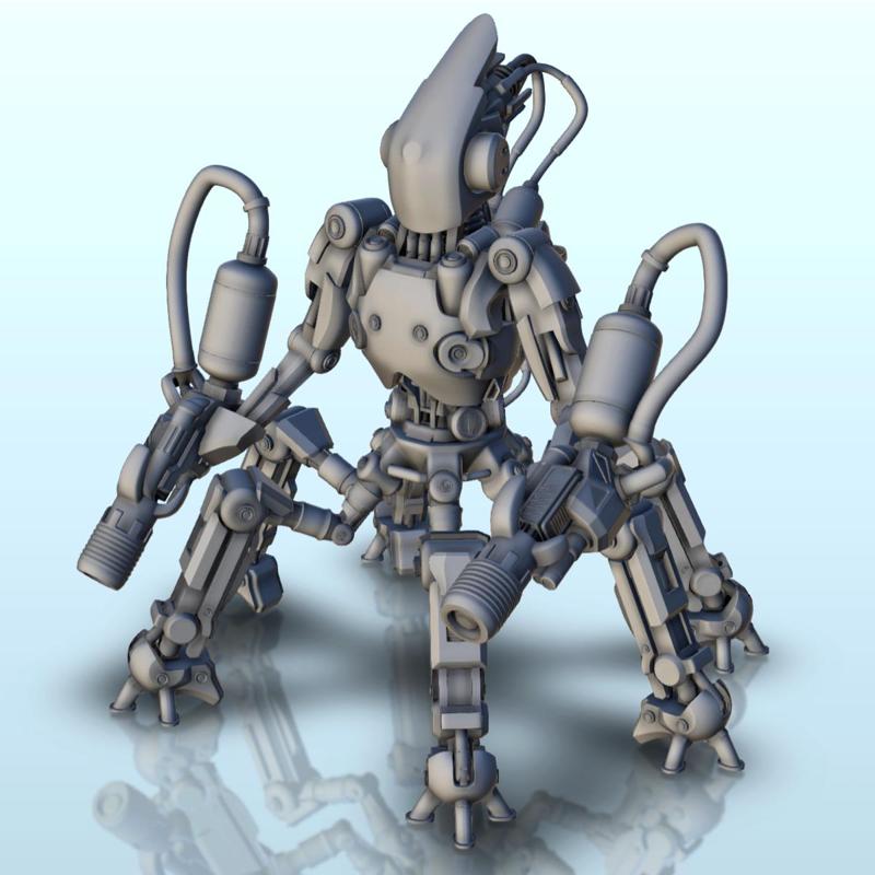 Ylos combat robot (29) - BattleTech MechWarrior Scifi Science fiction SF Warhordes Grimdark Confrontation Necromunda