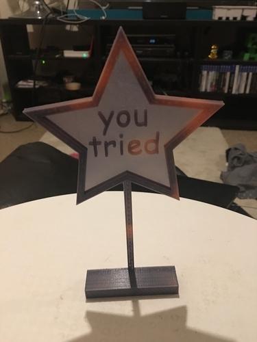 'you tried' trophy