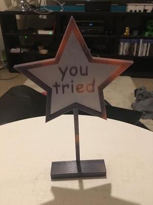 'you tried' trophy