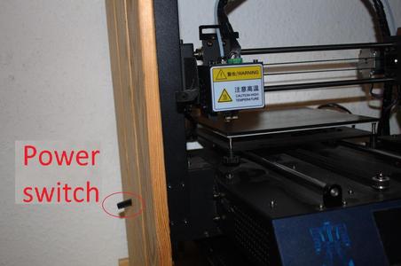 Anycubic i3 mega power switch extension
